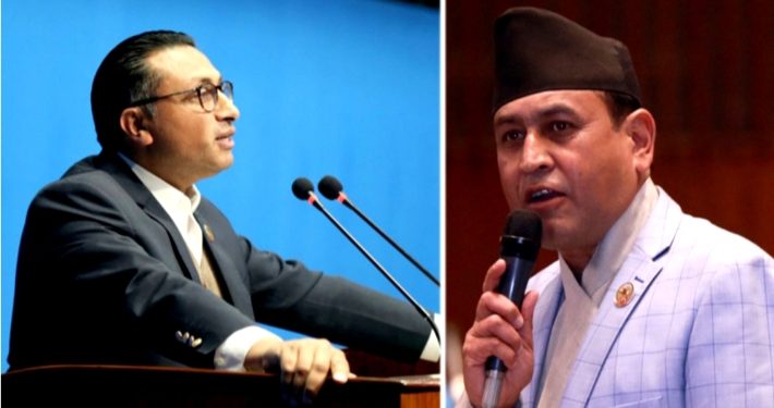 सभामुख घिमिरेद्वारा सांसद वाग्लेका शब्द हटाउने निर्देशन