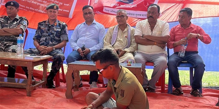 चारकुने सीमाक्षेत्रमा सशस्त्र प्रहरीद्वारा लागुऔषधविरुद्ध सचेतनामूलक अभियान सम्पन्न