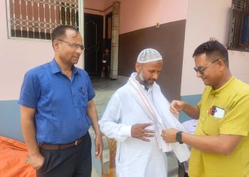 भोक्राहा नरसिंहबाट ४२ जना हजयात्री मक्कामदिनातर्फ प्रस्थान