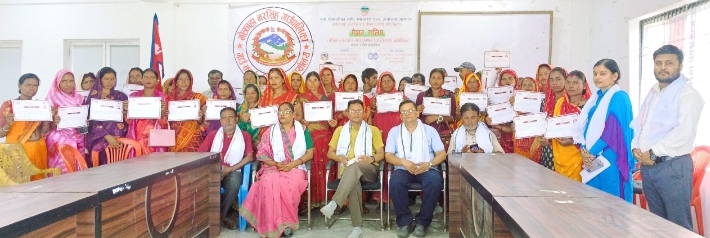 डकर्मी तालिम सम्पन्न : अध्यक्ष अजमल अख्तर आजाद भन्छन् – “सीपयुक्त युवा नै समृद्धिको आधार”