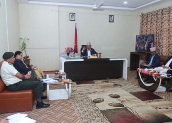 प्रदेशमा सुरक्षा र विपद् व्यवस्थापनबारे उच्चस्तरीय छलफल