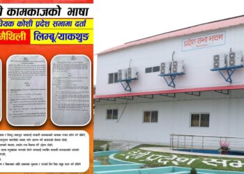 “कोशी प्रदेशमा लिम्बु र मैथिली सरकारी कामकाजको भाषा बनाउने विधेयक दर्ता”