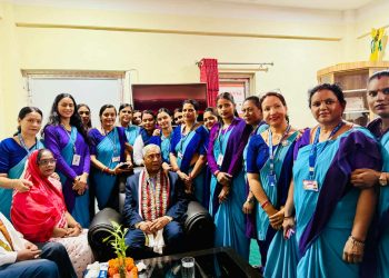 भोक्राहा नरसिंह गाउँपालिकामा देउवाको भव्य स्वागत