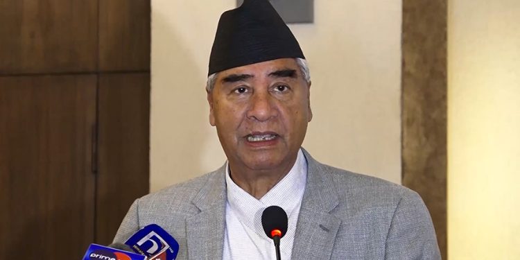 काठमाडौंमा देउवा निवासमा आगजनी