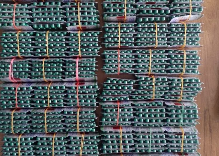 हरिनगरामा ट्रामाडोल ट्याब्लेटसहित दुई जना पक्राउ