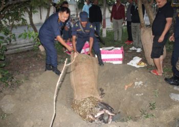 केशलिया खोलाबाट बरामद माछा नष्ट, अवैध कारोबारमा प्रहरीको कडाई