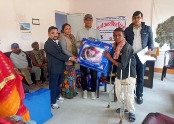 गढी गाउँपालिकामा ३४औँ अन्तर्राष्ट्रिय अपाङ्गता दिवसमा सम्मान तथा न्यानो वस्त्र वितरण