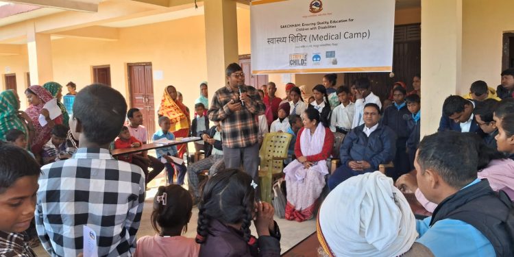 चन्द्रपुरमा विद्यालयका विद्यार्थी लक्षित एकदिने स्वास्थ्य शिविर सम्पन्न