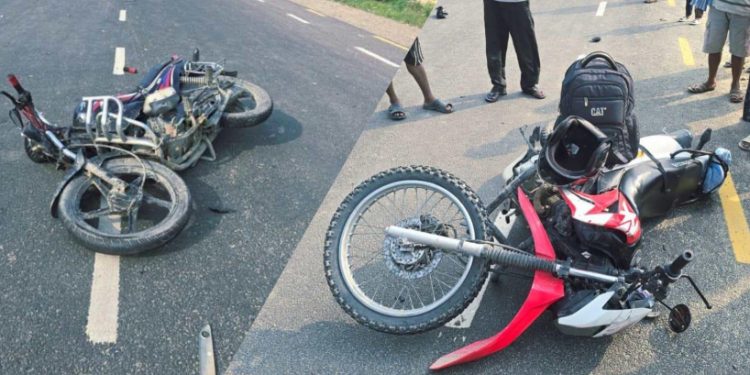 विराटनगरमा मोटरसाइकल दुर्घटना, सहायक हबल्दारको मृत्यु