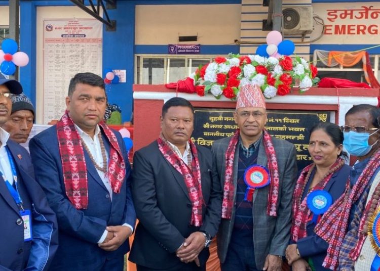 दुहवीमा १५ शैयाको नगर अस्पताल उद्घाटन