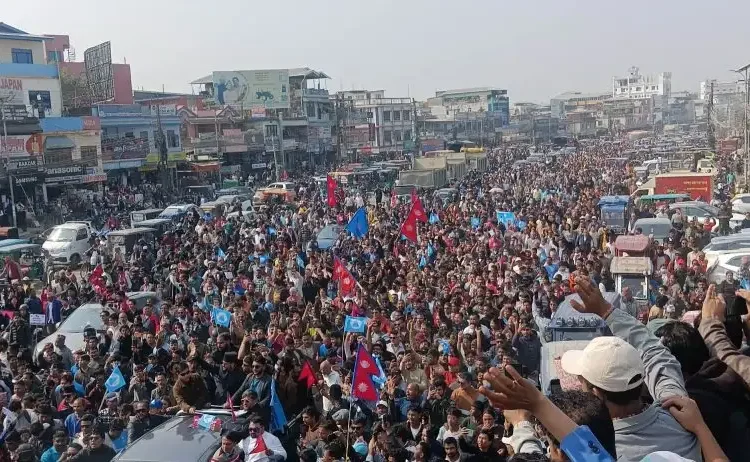 दमक चोक तत्दै: बालेन शाहको झापा प्रवेश, ओलीसँग प्रतिष्पर्धा