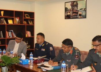 “कोशी प्रदेश प्रहरी कार्यालय विराटनगरमा निर्वाचन लक्षित सुरक्षा बैठक सम्पन्न”