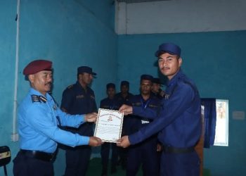 सुनसरीमा निर्वाचन प्रहरीहरूको बिदाइ कार्यक्रम सम्पन्न