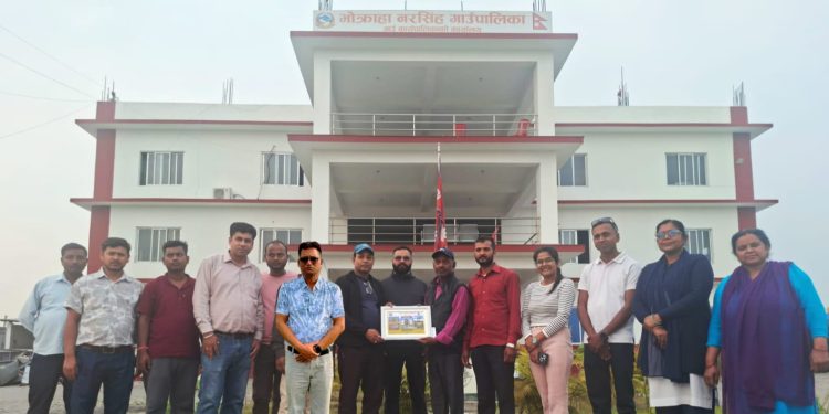 बालेन शाहको पुर्ख्यौली गाउँ एकडारा र भोक्राहा नरसिंहबीच सहकार्य विस्तार, टोलीलाई सम्मान