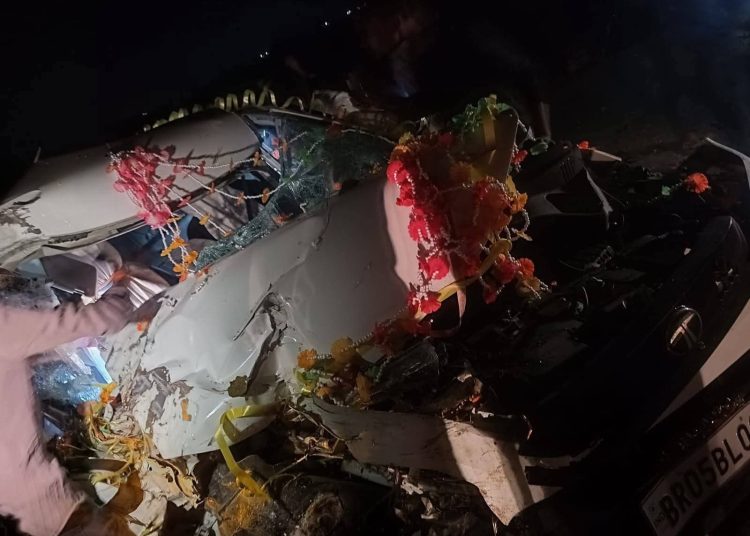 पर्सामा जन्ती बोकेको कार दुर्घटना, चालकको मृत्यु