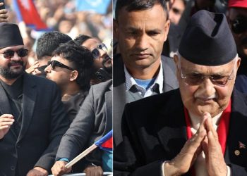 दमकको चोकमा भक्का र चुनावी चहलपहल