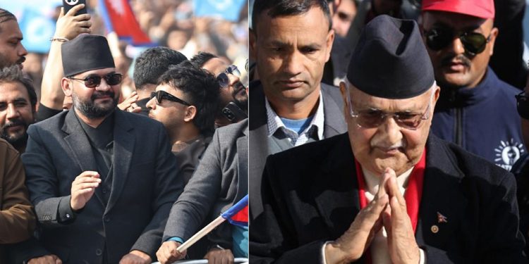 दमकको चोकमा भक्का र चुनावी चहलपहल